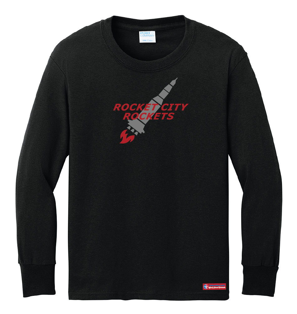 NWBA Officially Licensed - Rocket City Rockets - Youth - L/S T-Shirt - Cotton