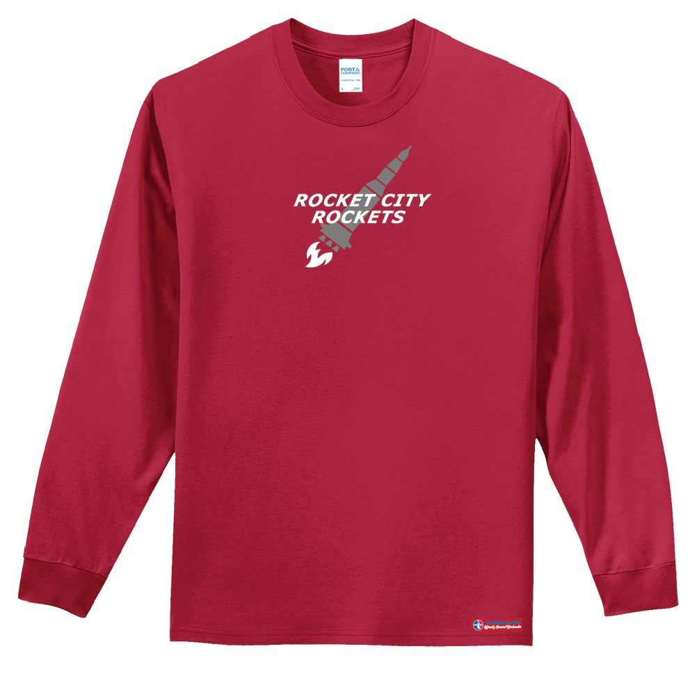 NWBA Officially Licensed - Rocket City Rockets - Youth - L/S T-Shirt - Cotton