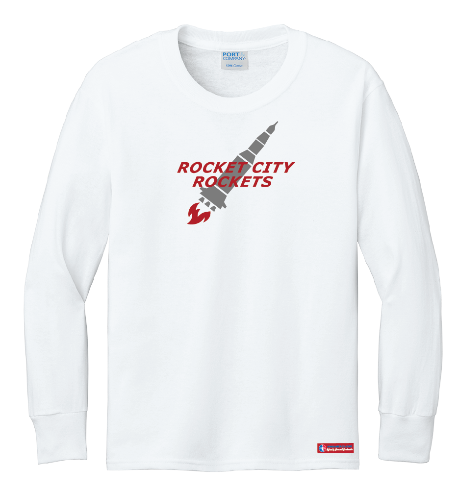 NWBA Officially Licensed - Rocket City Rockets - Youth - L/S T-Shirt - Cotton