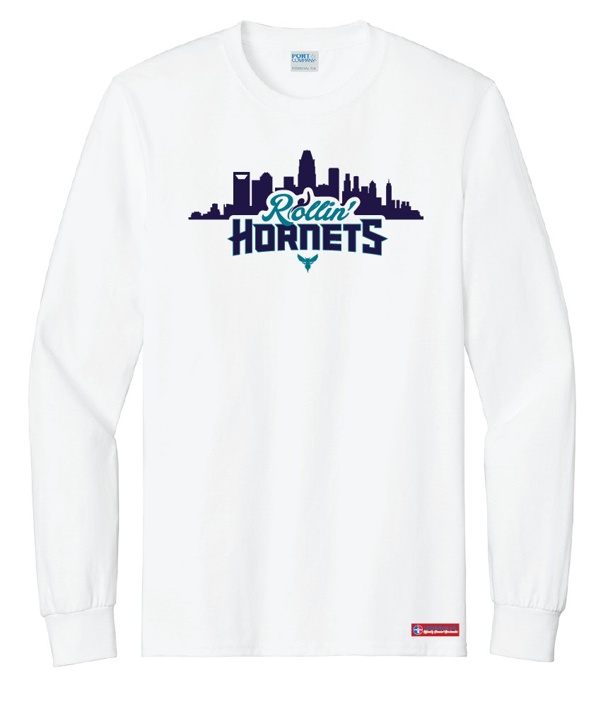 NWBA Officially Licensed - Rollin' Hornets - Men's - L/S T-Shirt - Cotton