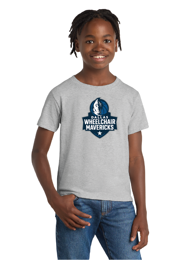 NWBA Officially Licensed - Dallas Wheelchair Mavericks - Youth - T-Shirt - Cotton