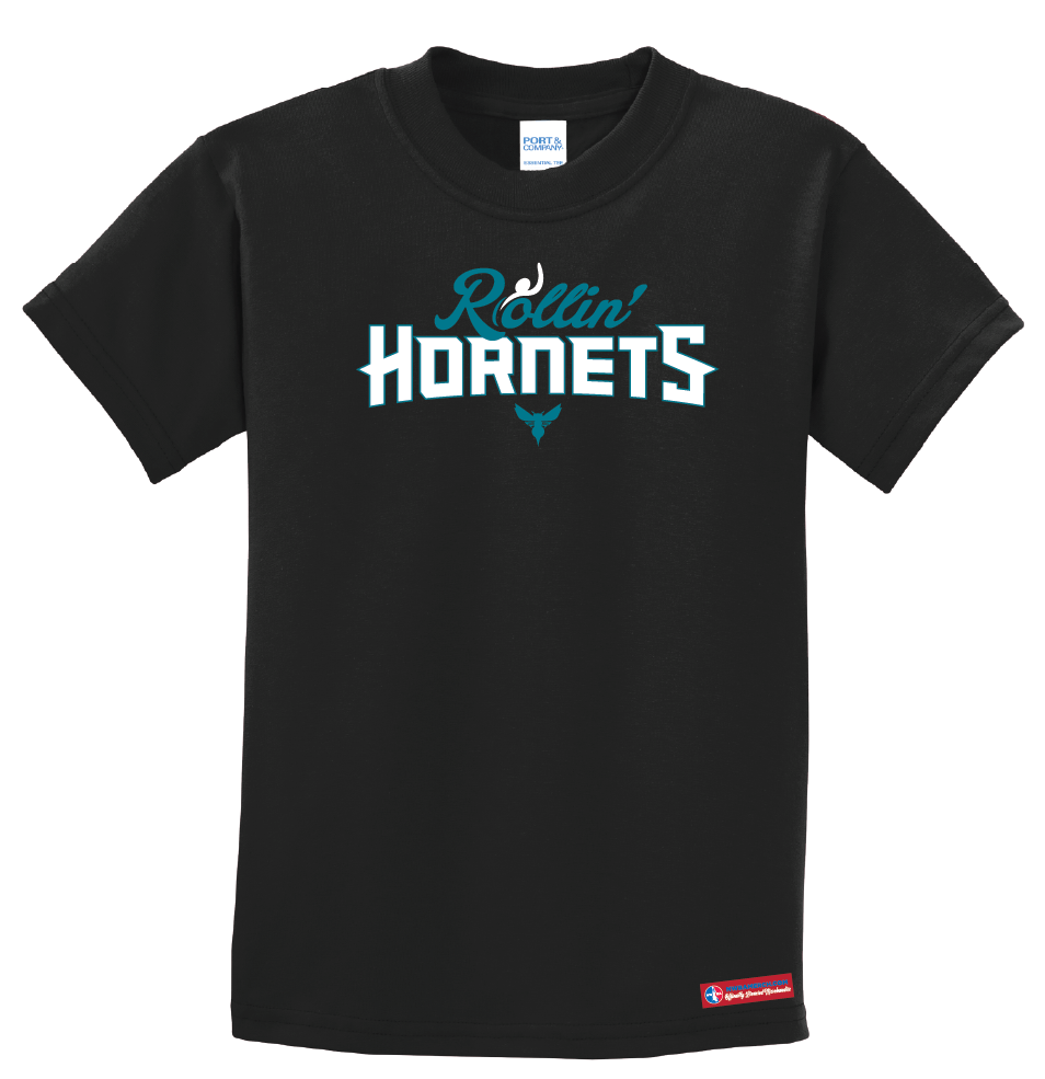 NWBA Officially Licensed - Rollin' Hornets - Youth - T-Shirt - Cotton