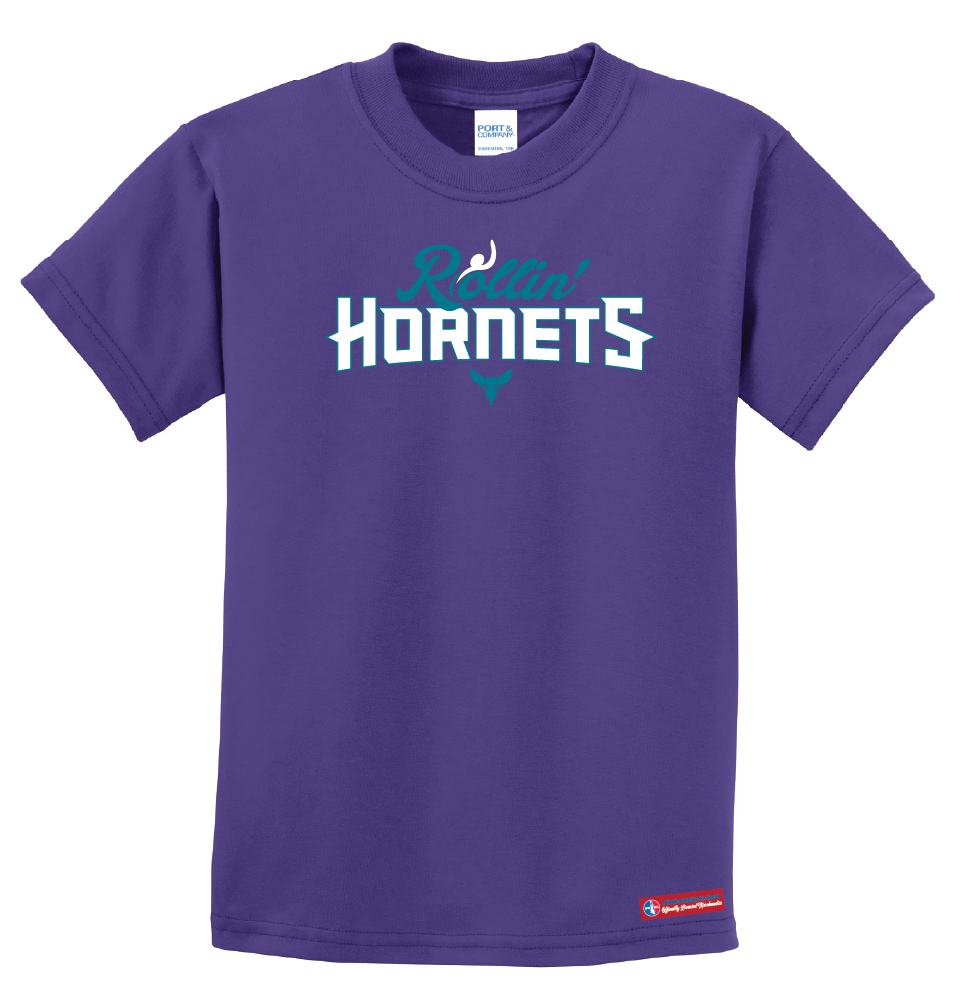 NWBA Officially Licensed - Rollin' Hornets - Youth - T-Shirt - Cotton