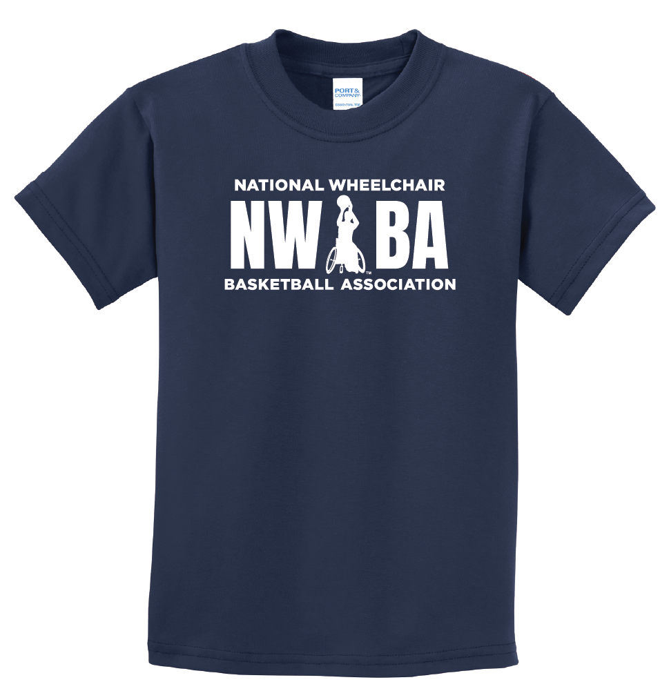 NWBA Officially Licensed - "3BARS" - YOUTH T-SHIRT