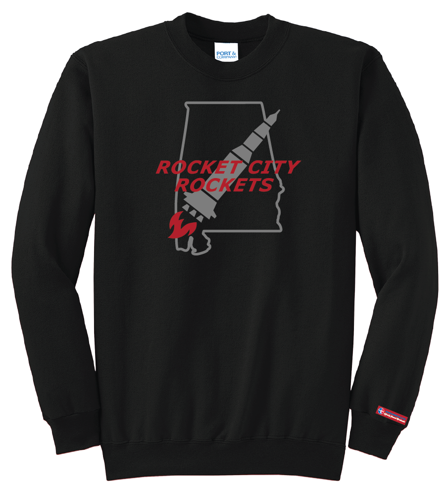 NWBA Officially Licensed - Rocket City - Fleece Sweatshirt