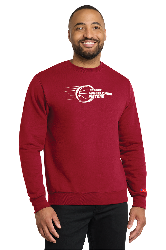 NWBA Officially Licensed - Detroit Wheelchair Pistons - Fleece Sweatshirt