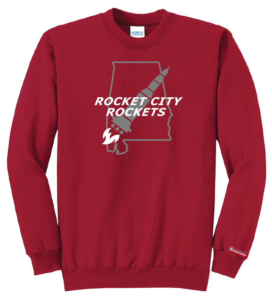 NWBA Officially Licensed - Rocket City - Fleece Sweatshirt