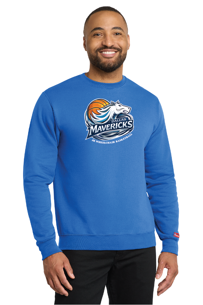 NWBA Officially Licensed - Dallas Jr Wheelchair Mavericks - Fleece Sweatshirt