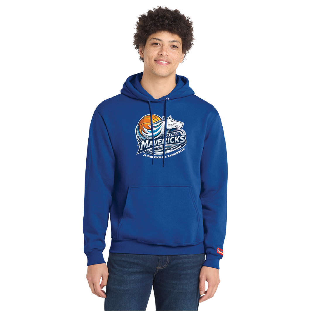 NWBA Officially Licensed - Dallas Jr Wheelchair Mavericks - Pullover Hoodie