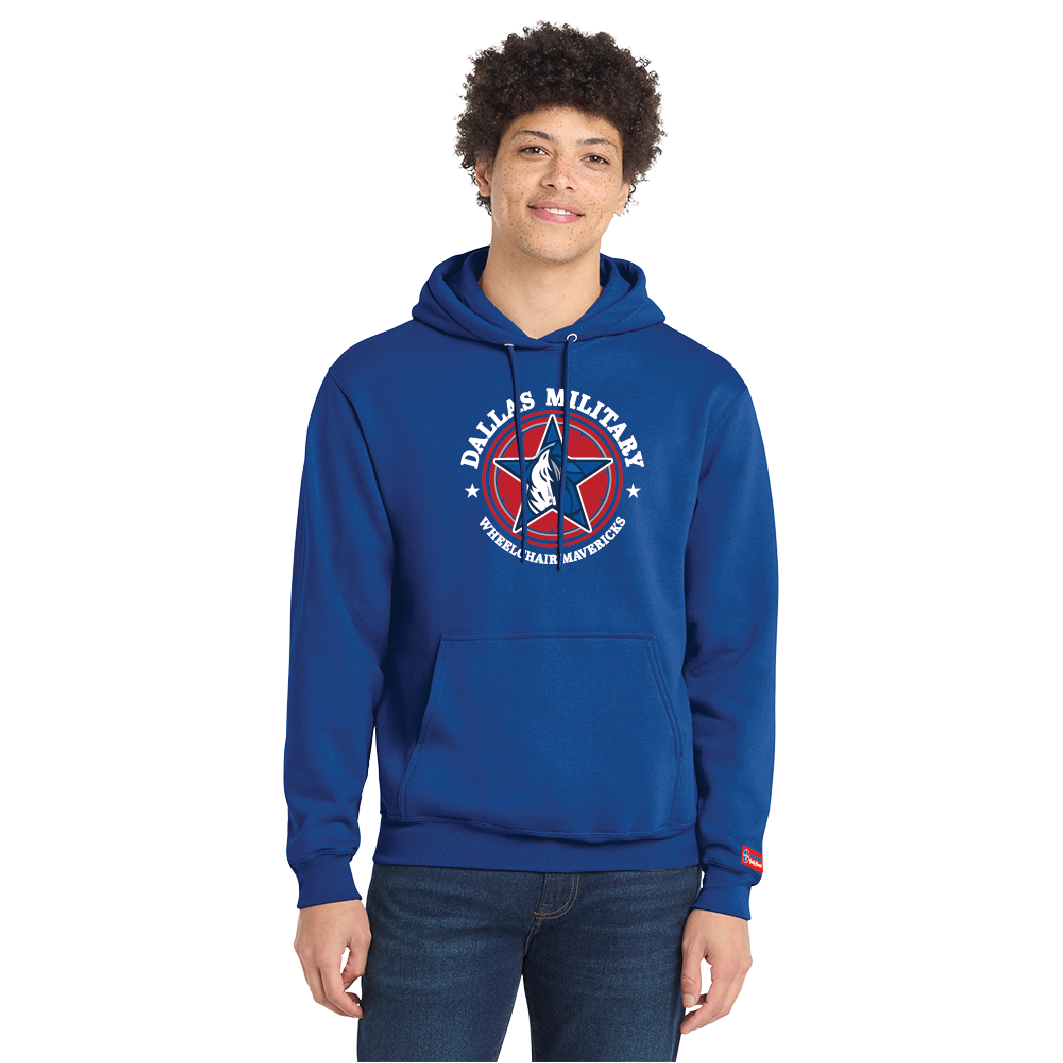 NWBA Officially Licensed - Dallas Military Wheelchair Mavericks - Pullover Hoodie