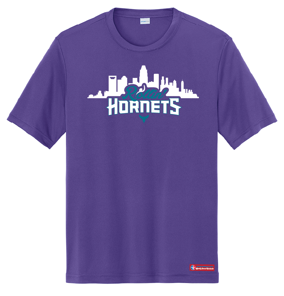 NWBA Officially Licensed - Rollin' Hornets - Men's - T-Shirt - Performance