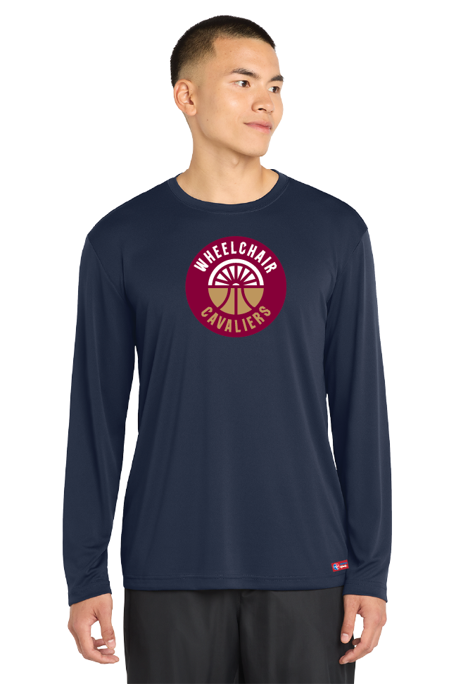 NWBA Officially Licensed - Cleveland Wheelchair Cavaliers - Men's - L/S T-Shirt - Performance