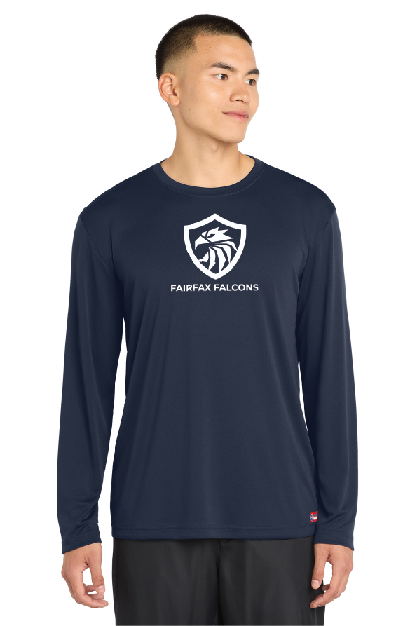 NWBA Officially Licensed - Fairfax Falcons - Men's - L/S T-Shirt - Performance