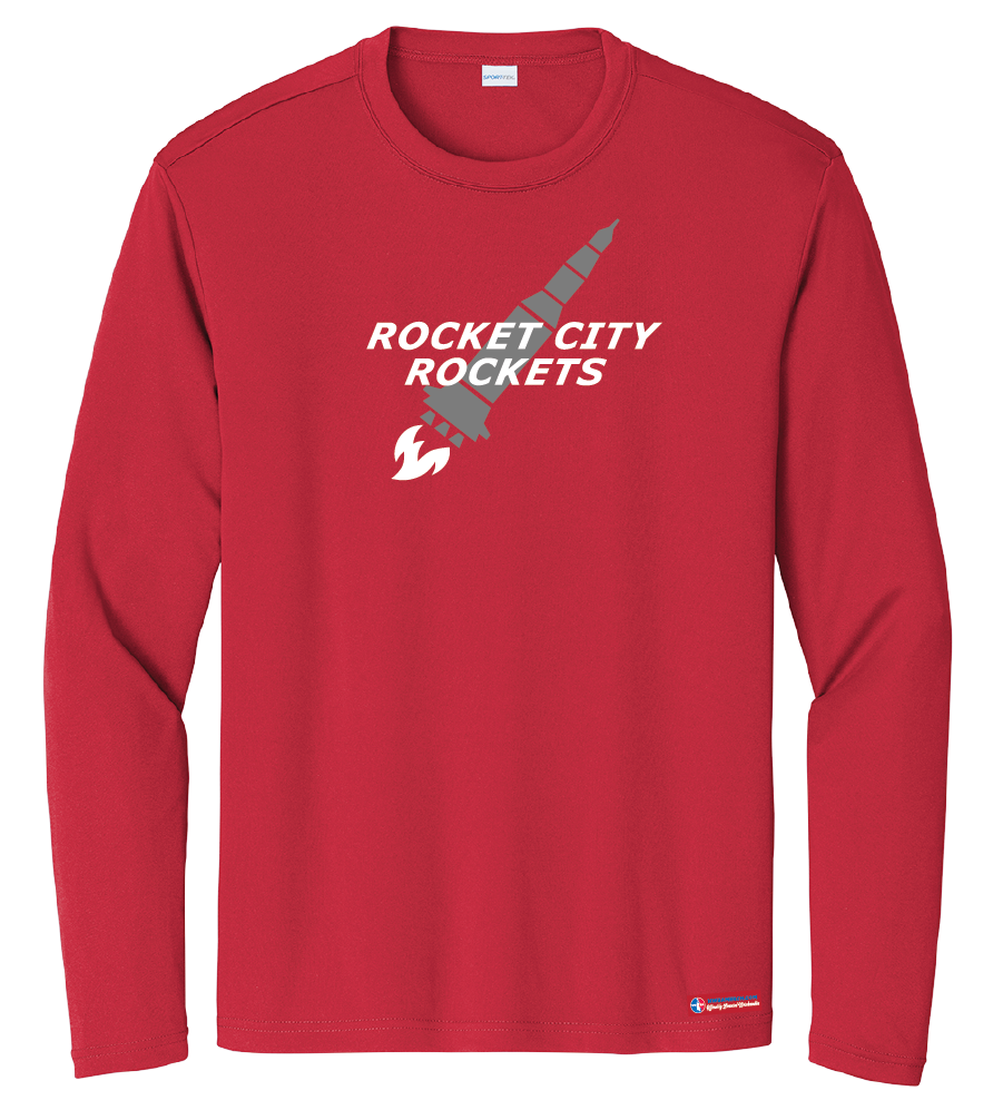 NWBA Officially Licensed - Rocket City Rockets - Youth - L/S T-Shirt - Performance