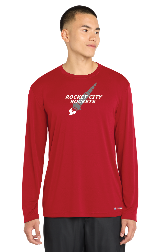 NWBA Officially Licensed - Rocket City - Men's - L/S T-Shirt - Performance