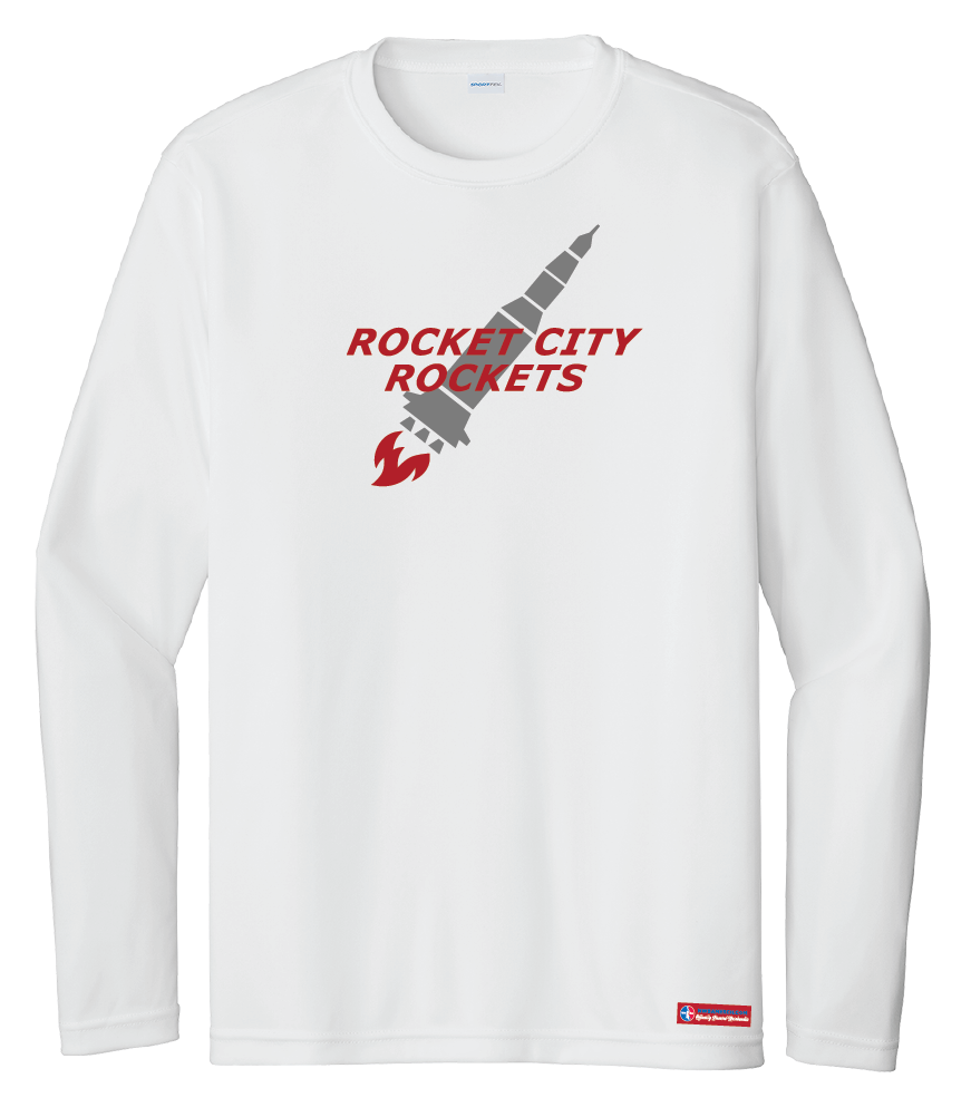 NWBA Officially Licensed - Rocket City Rockets - Youth - L/S T-Shirt - Performance