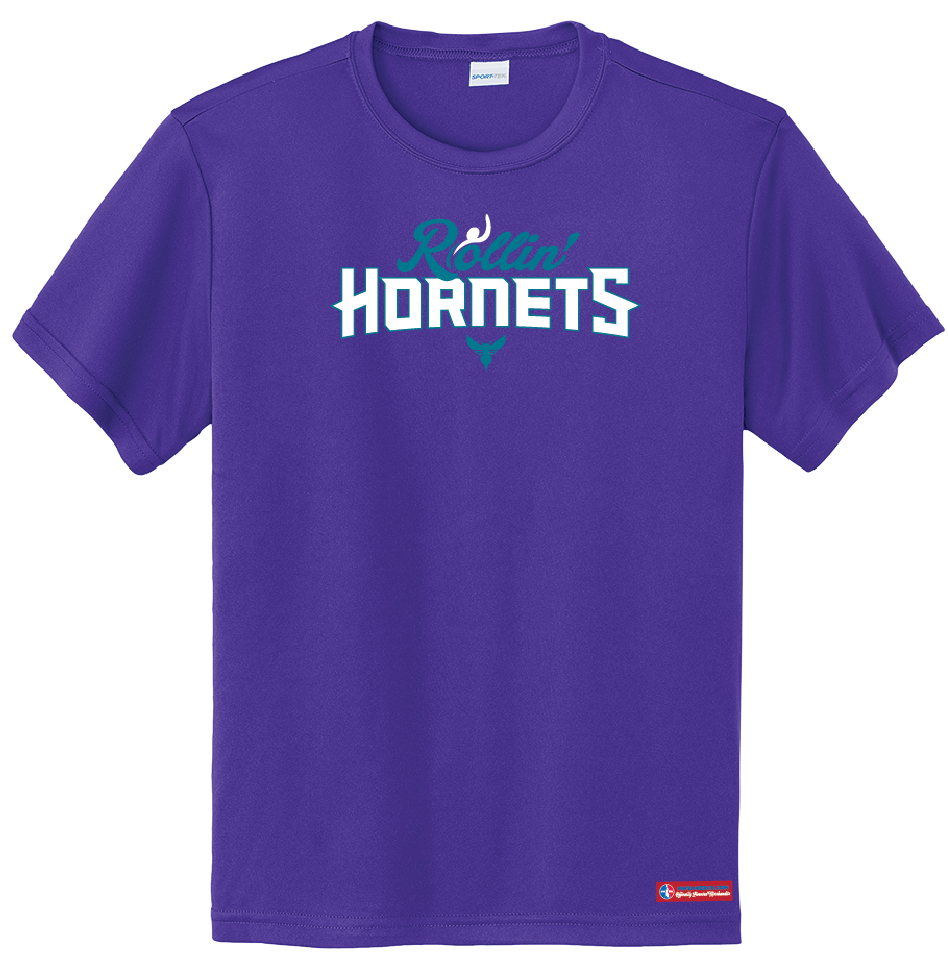 NWBA Officially Licensed - Rollin' Hornets - Youth - T-Shirt - Performance