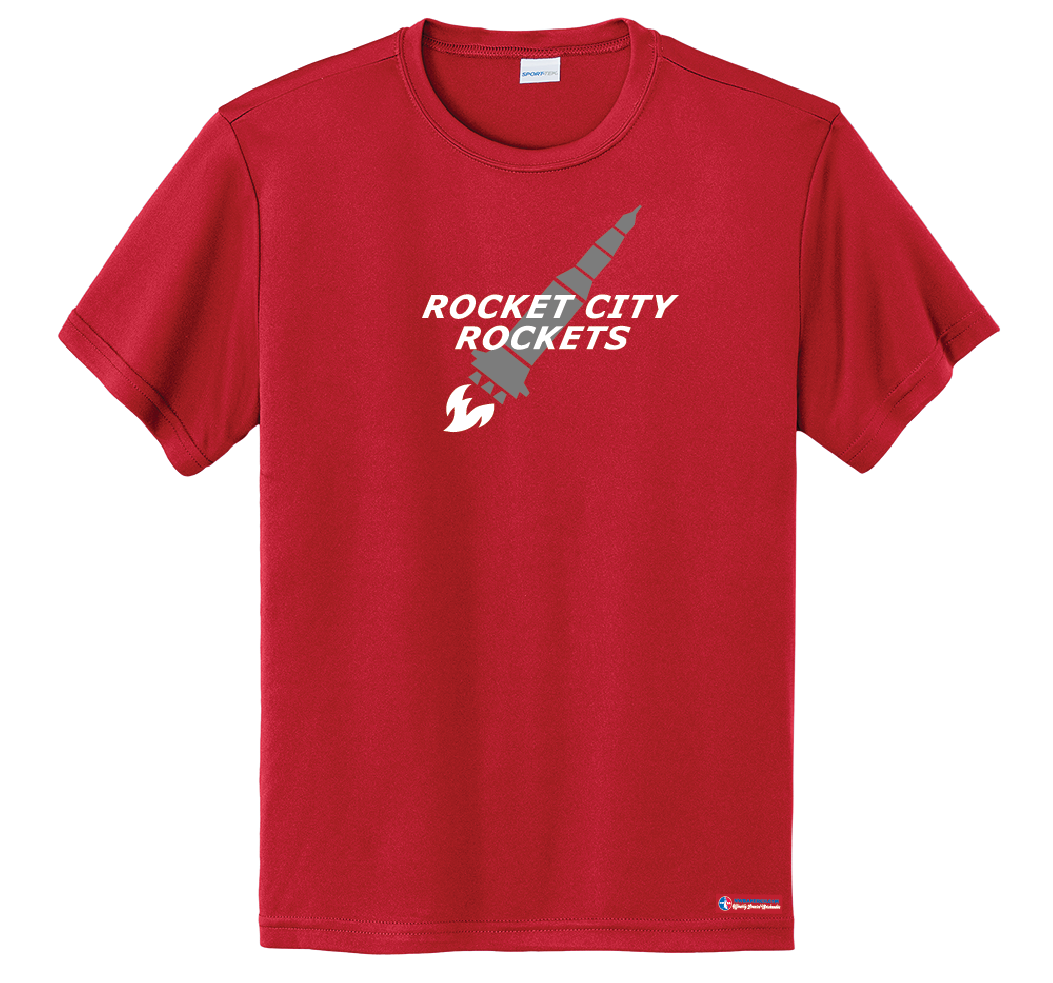 NWBA Officially Licensed - Rocket City Rockets - Youth - T-Shirt - Performance