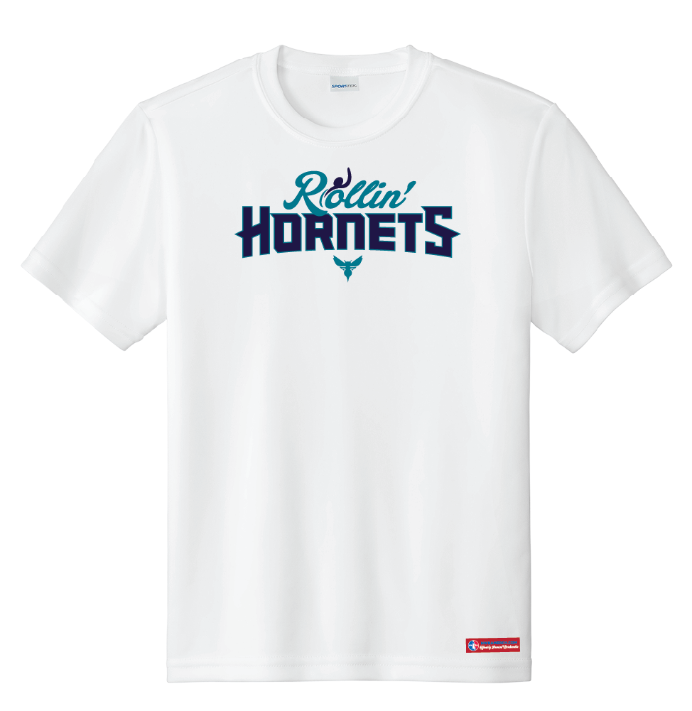 NWBA Officially Licensed - Rollin' Hornets - Youth - T-Shirt - Performance