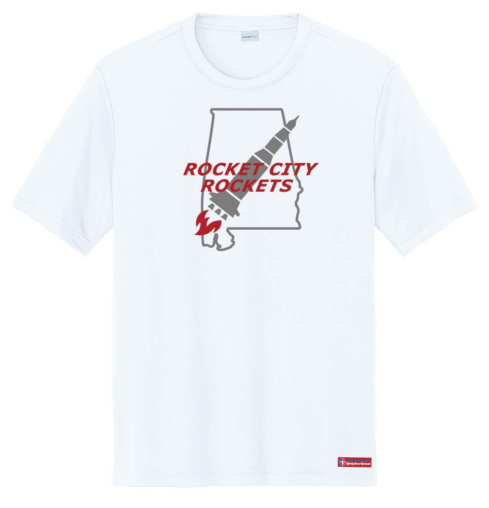 NWBA Officially Licensed - Rocket City Rockets - Youth - T-Shirt - Performance