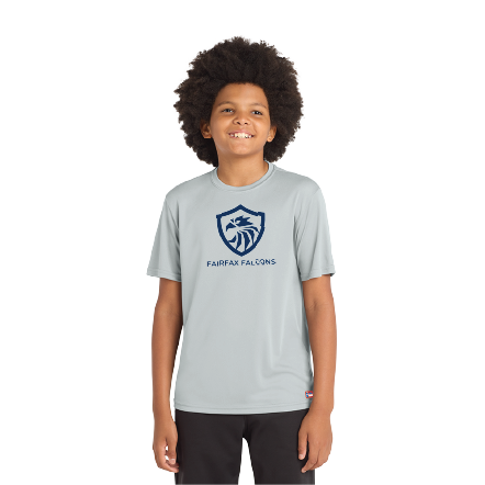NWBA Officially Licensed - Fairfax Falcons - Youth Performance T-Shirt