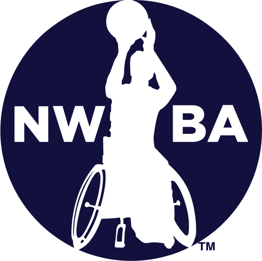 NWBA Officially Licensed - 1-Color Medallion Ladies Cotton Tee Long Sleeve