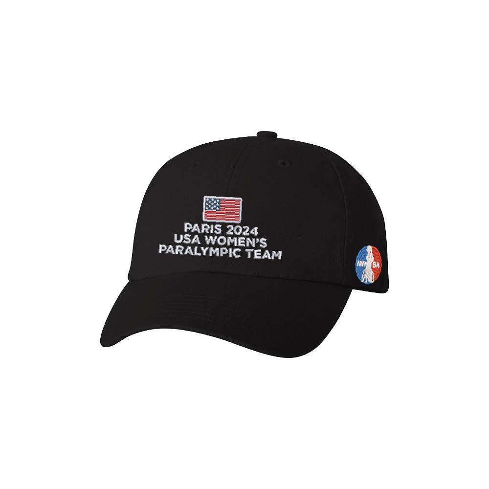 NWBA Officially Licensed - "WOMEN'S TEAM FLAG" - DAD STYLE CAP