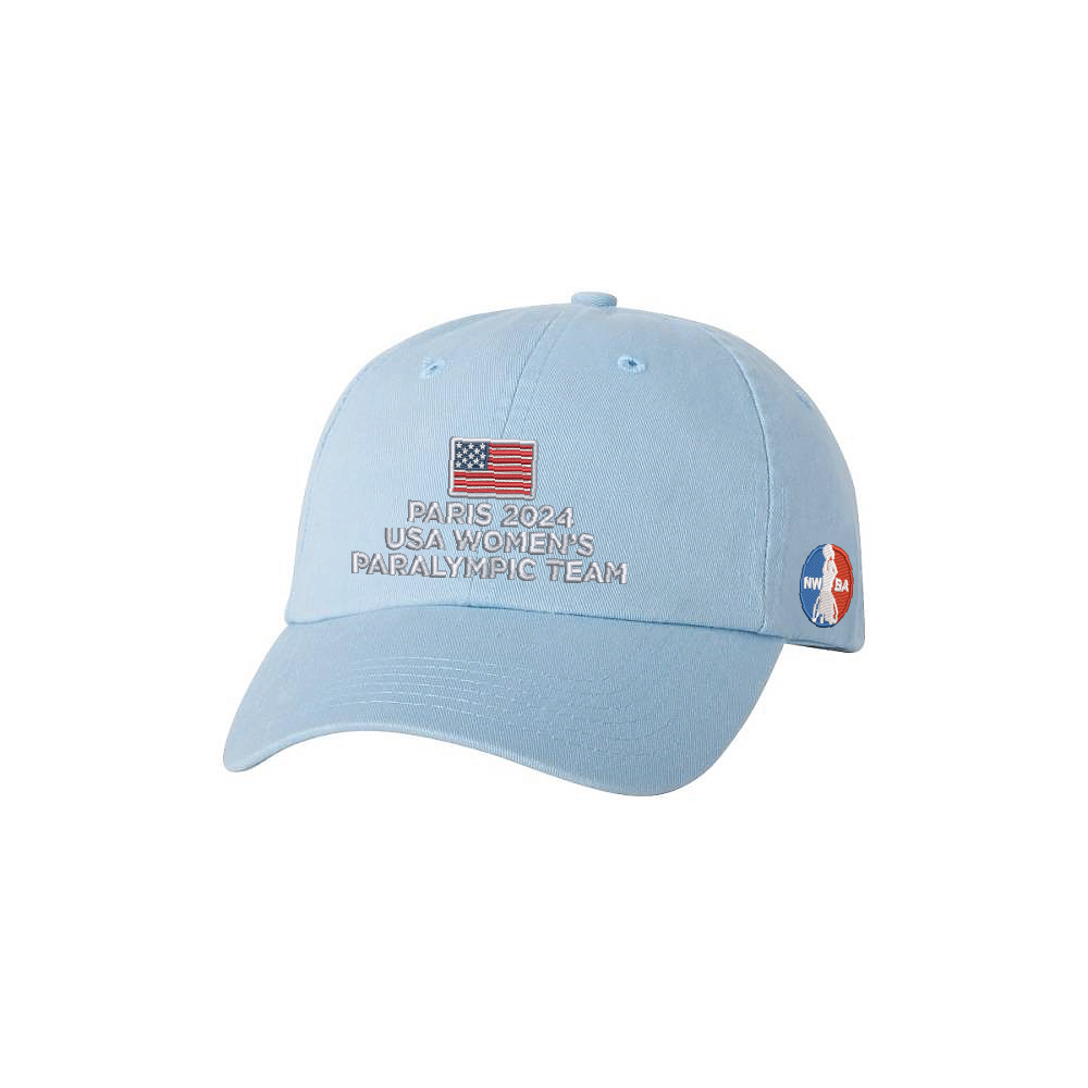 NWBA Officially Licensed - "WOMEN'S TEAM FLAG" - DAD STYLE CAP