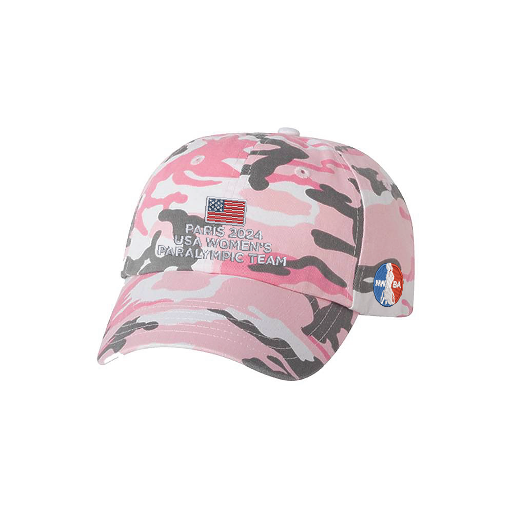 NWBA Officially Licensed - "WOMEN'S TEAM FLAG" - DAD STYLE CAP