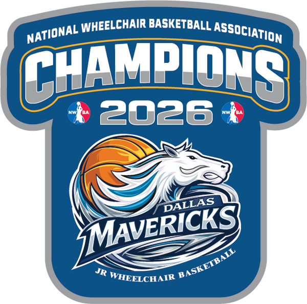 NWBA Officially Licensed – Dallas Jr Wheelchair Mavericks – 2026 Varsity National Champions Collection