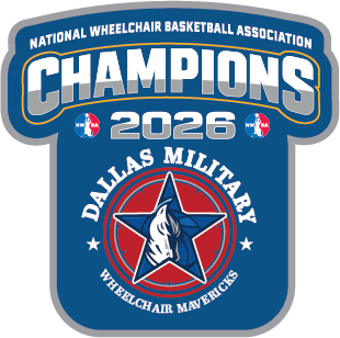 NWBA Officially Licensed – Dallas Military Wheelchair Mavericks – 2026 Military National Champions Collection