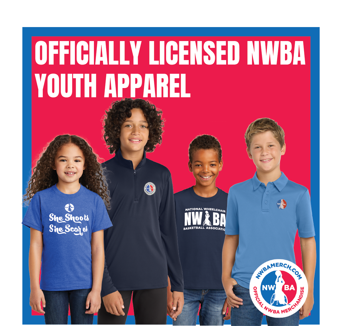 Officially Licensed NWBA Youth Garments