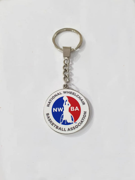 NWBA Officially Licensed - "1.5 Inch Enamel Keychain