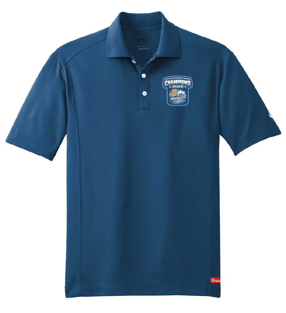 NWBA Officially Licensed – Dallas Jr Wheelchair Mavericks – 2026 National Champions – Men’s Nike Dri‑FIT Polo
