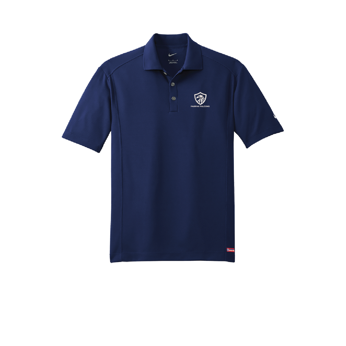 NWBA Officially Licensed - Fairfax Falcons - Men's Nike Dri-FIT Polo