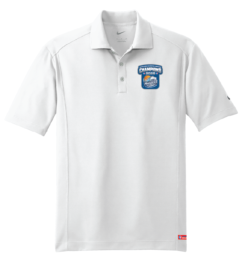 NWBA Officially Licensed – Dallas Jr Wheelchair Mavericks – 2026 National Champions – Men’s Nike Dri‑FIT Polo