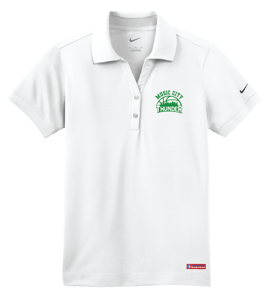 NWBA Officially Licensed: Music City Thunder - Women's -  Nike Dri-FIT Polo