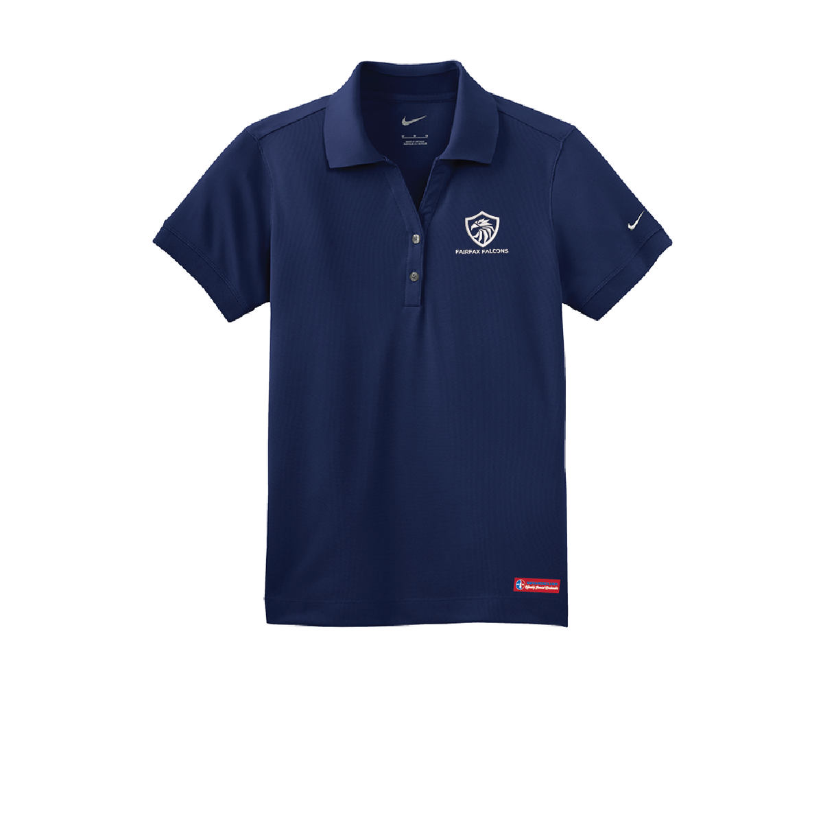 NWBA Officially Licensed - Fairfax Falcons - Women's Nike Dri-FIT Polo