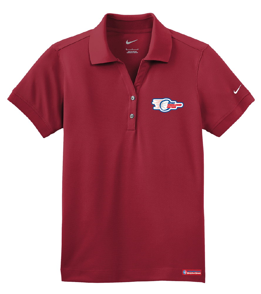 NWBA Officially Licensed: Detroit Wheelchair Pistons - Women's -  Nike Dri-FIT Polo