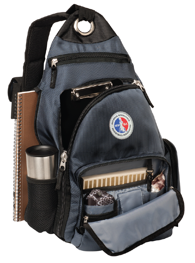 NWBA Officially Licensed - Woven Applique Sling Style Backpack