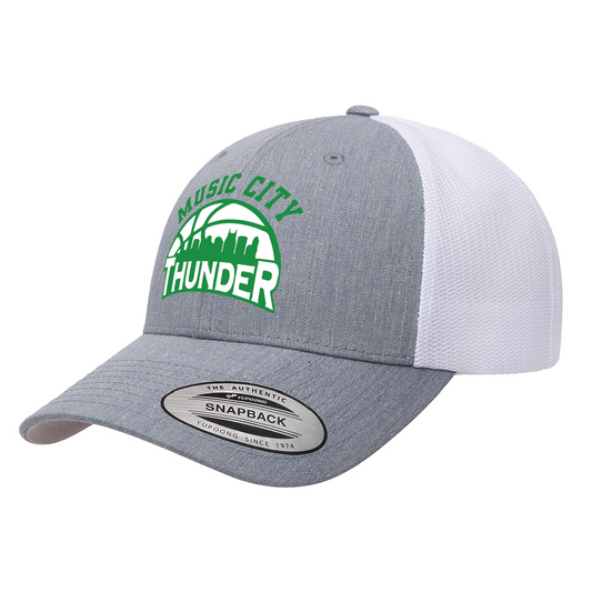NWBA Officially Licensed - Music City Thunder - Trucker Style Cap
