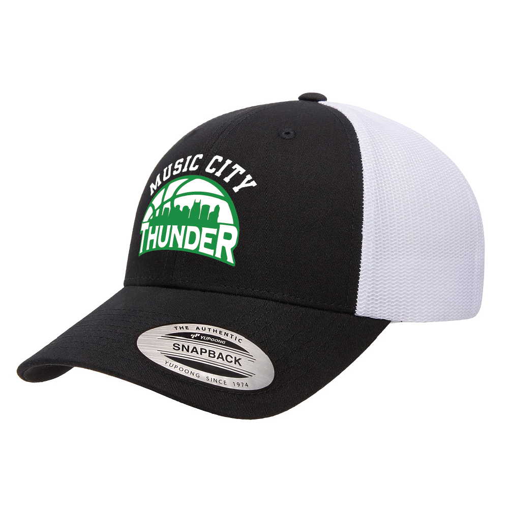 NWBA Officially Licensed - Music City Thunder - Trucker Style Cap