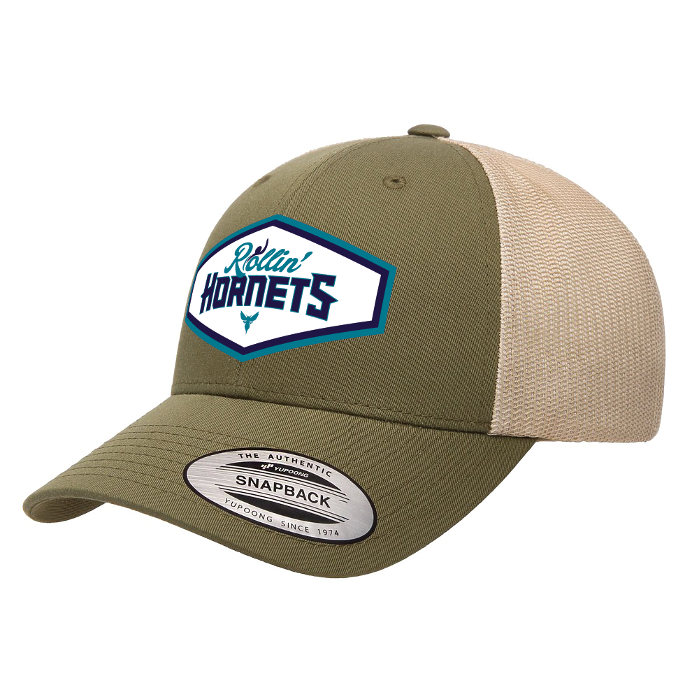 NWBA Officially Licensed - Rollin Hornets - Trucker Style Cap