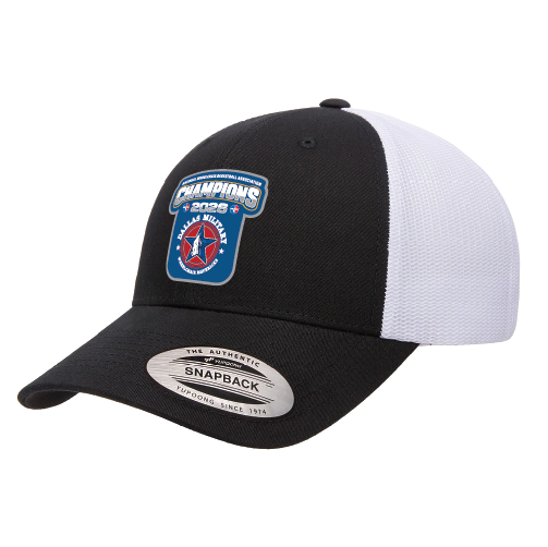 NWBA Officially Licensed – Dallas Military Wheelchair Mavericks – 2026 National Champions – Trucker Cap – Woven Patch Edition