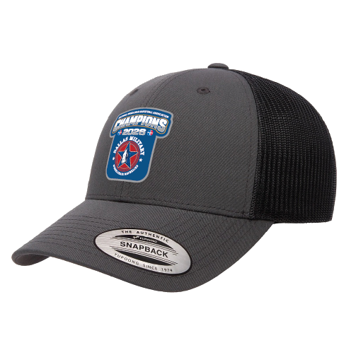 NWBA Officially Licensed – Dallas Military Wheelchair Mavericks – 2026 National Champions – Trucker Cap – Woven Patch Edition