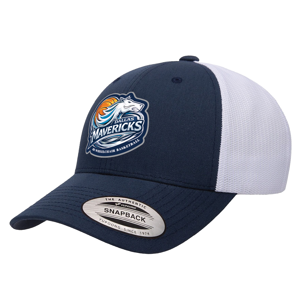 NWBA Officially Licensed - Dallas Jr Wheelchair Mavericks - Trucker Style Cap
