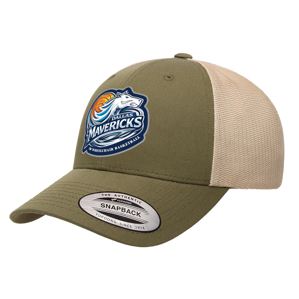 NWBA Officially Licensed - Dallas Jr Wheelchair Mavericks - Trucker Style Cap