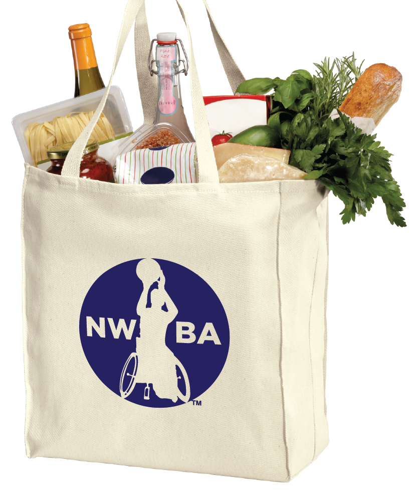 NWBA Officially Licensed - Port Authority GROCERY TOTE - 1 color Screen-print