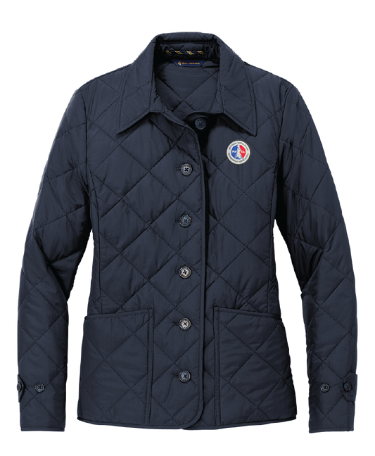 NWBA Officially Licensed - Woven Applique NWBA Logo Brooks Brothers® Women's Quilted Jacket
