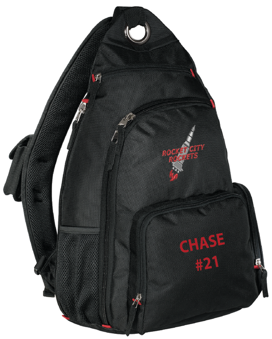 NWBA Officially Licensed - Rocket City Rockets - Sling Style Backpack